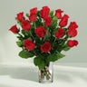 Delicate Red Rose Vase