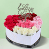 Cupid’s Mixed Rose Heart Box