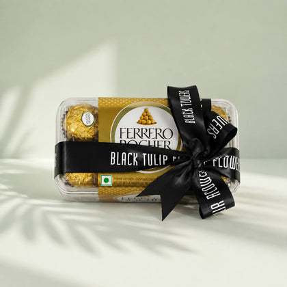 Ferrero Rocher chocolate gift box with 16 premium hazelnut chocolates for birthdays, anniversaries, and celebrations.