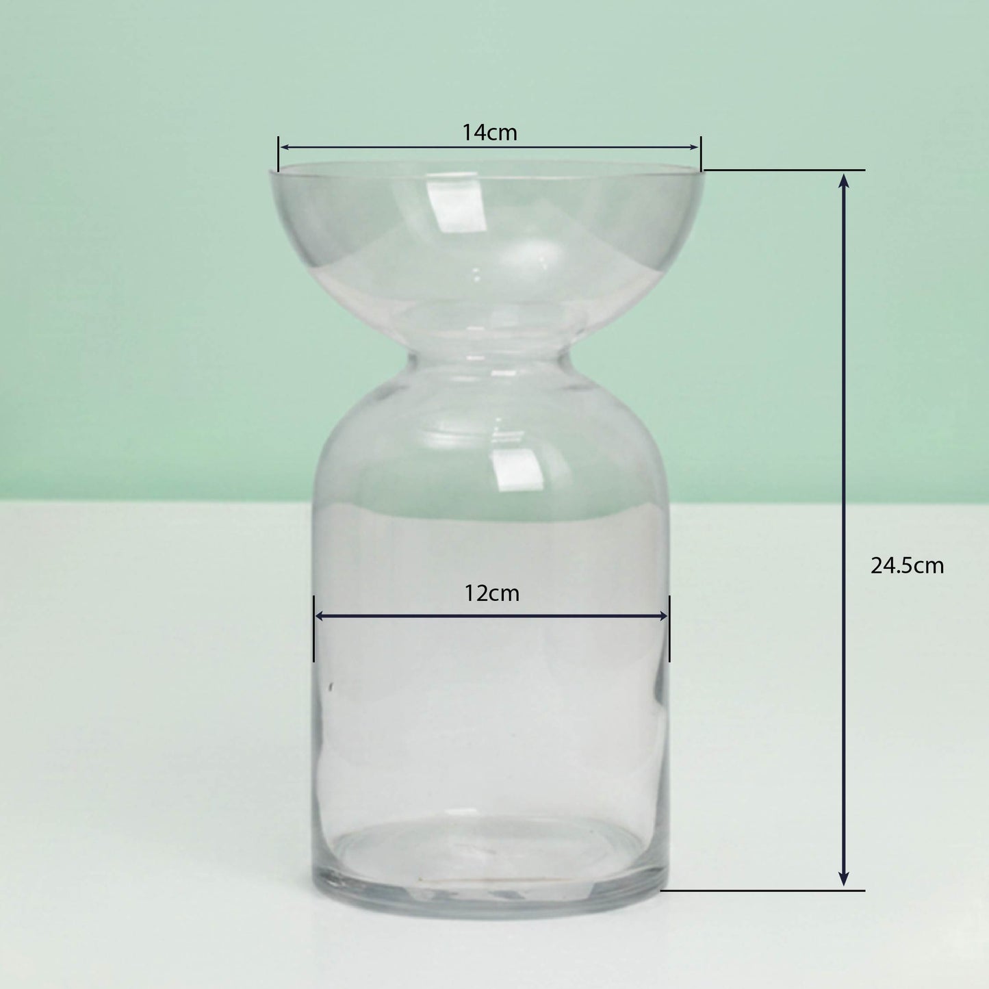 Funnel Flared Floral Vase
