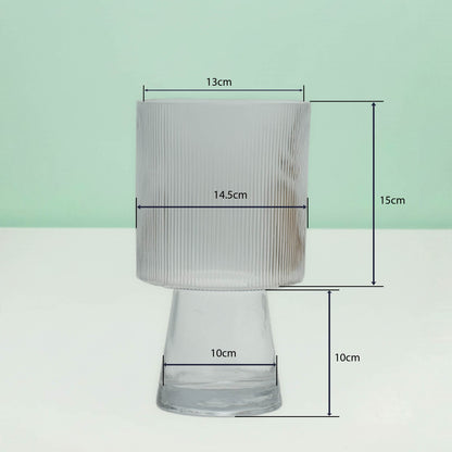 Goblet Column Glass Vase