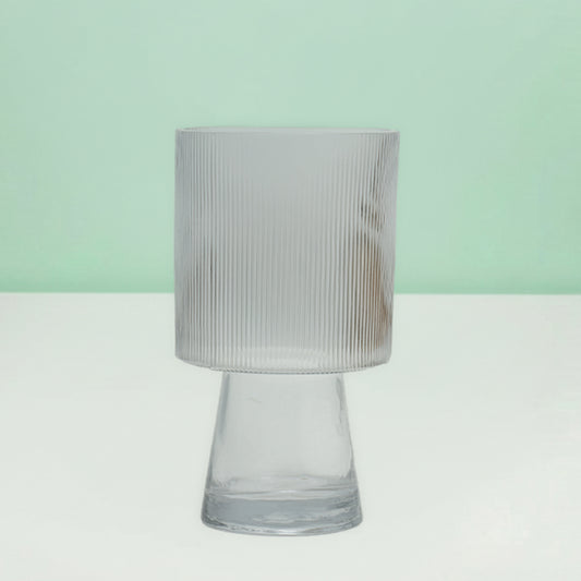 Goblet Column Glass Vase