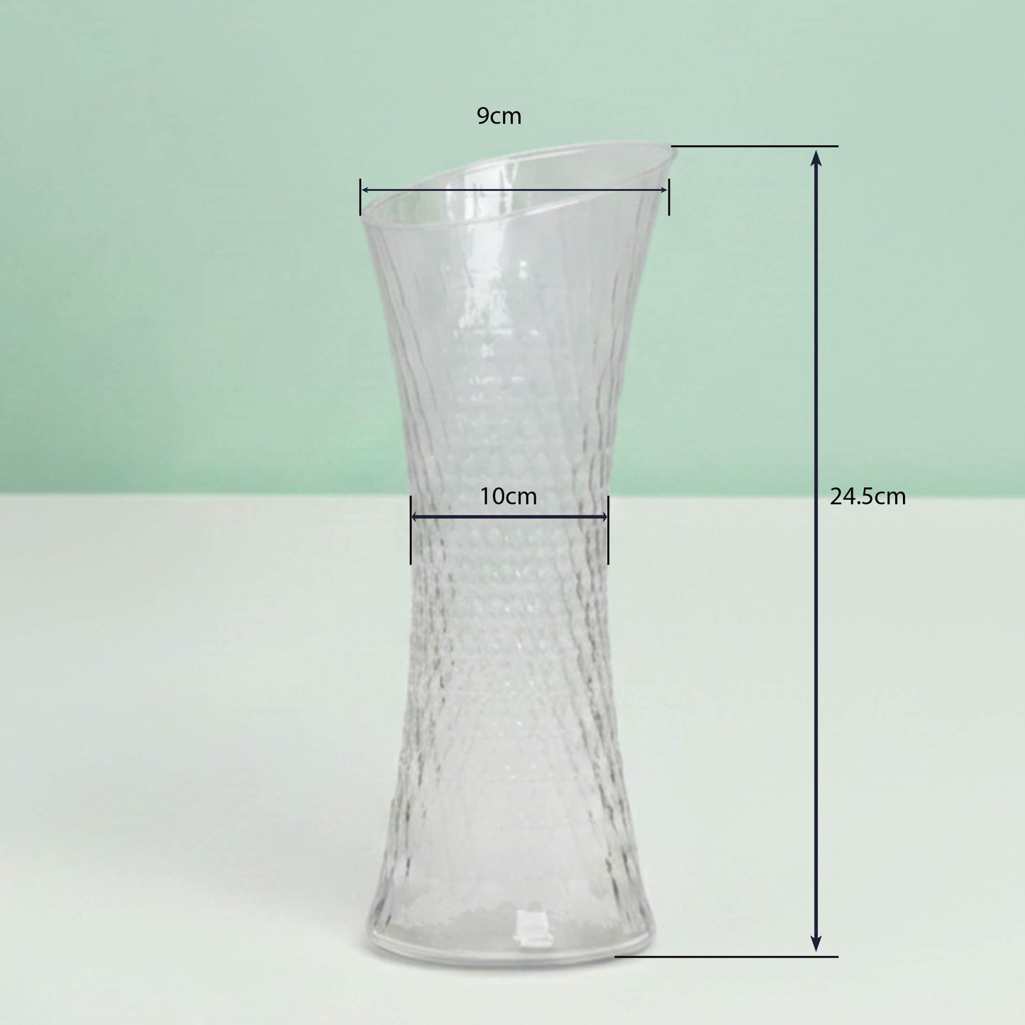 Honeycomb Hourglass Vase