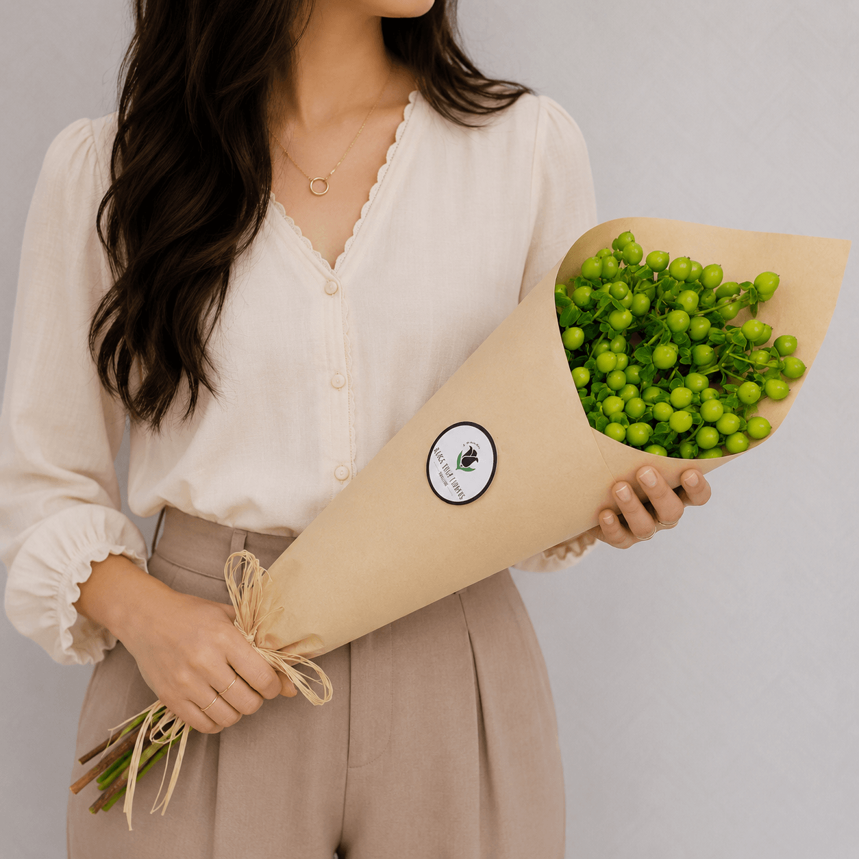 Long-stem, fresh-cut roses in assorted shades, available in convenient stem packs.