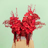 Love in Round Red Flower Box