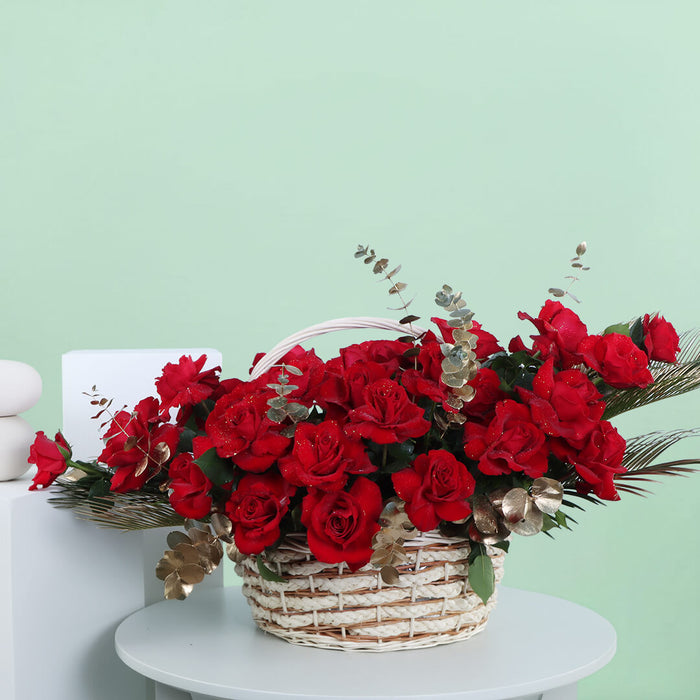 Luxurious Love Rose Basket