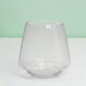 Modern Tapered Conical Glass Vase