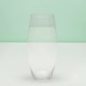Oval Barrel Glass Vase