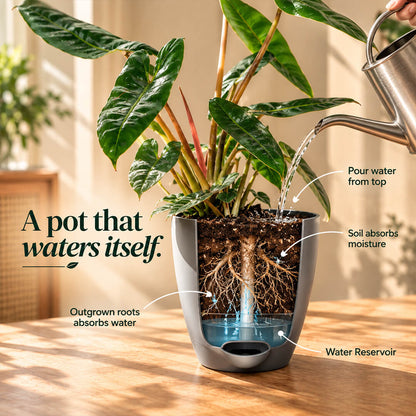 Compact green philodendron belli houseplant displayed in a 5-inch plastic pot.