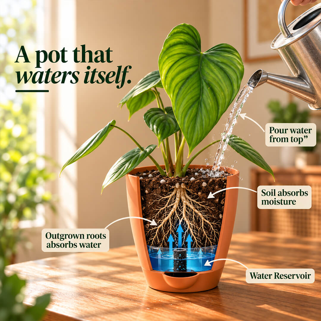 Buy Philodendron columbia indoor houseplant featuring textured green leaves potted in a 5 inch plastic pot for home decor.