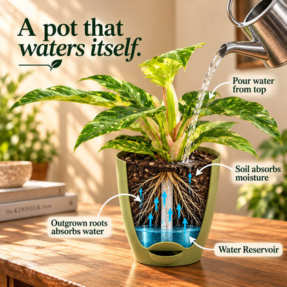 Rare green philodendron florida ghost plant growing in a 5-inch plastic pot.