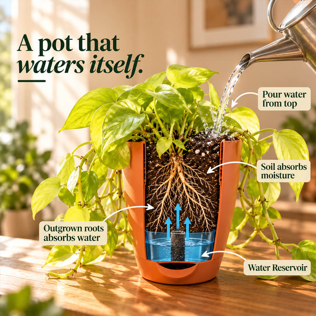 Radiant green philodendron gold houseplant growing in a 5-inch plastic pot.