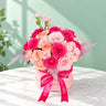 Pink Roses & Carnations Round Box