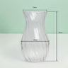 Soft Spiral Glass Flower Vase