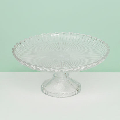 Sunburst Circular Pedestal Cake Stand