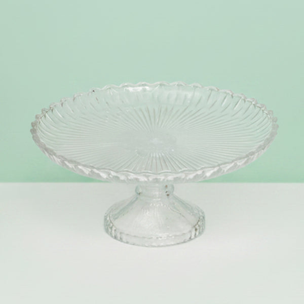 Sunburst Circular Pedestal Cake Stand
