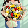 Sunflower & Rose Mixed Bouquet