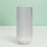 Tall Bullet Cylinder Glass Vase