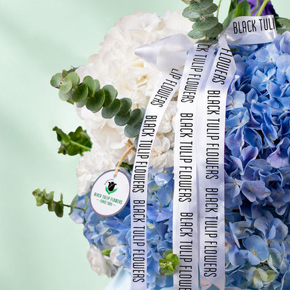 Skyline Bloom Blue Hydrangea Vase