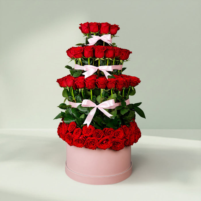 Tower of Roses Red