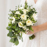 White Rose Wedding Bouquet