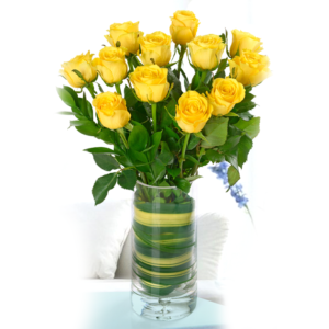 Classic dozen Yellow Rose Bouquet - %sitename%