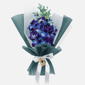 Send/Buy Blue Orchids Bouquet Online in India - BTF.in