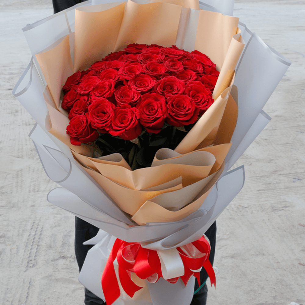 Online Roses Bouquet Delivery | Buy Red Roses Guldasta Online