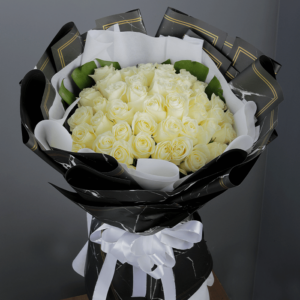 Buy White Roses Online - Bouquet of dozen – White Rose