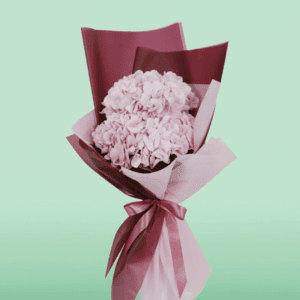 Bunch of Pink Hydrangea Bouquet - Flowers delivery online
