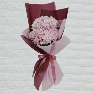 Bunch of Pink Hydrangeas | Exotic Flowers delivery | BTF.in