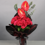 Intense Red Love - Buy Red Rose Bouquet online at btf.in