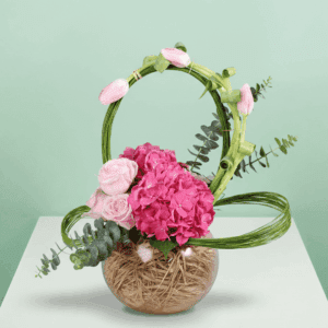Earthy floral bowl design showcasing nature’s harmony