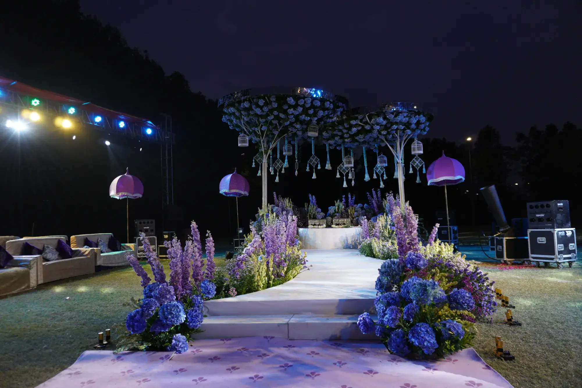 Mandap - Behind the Scenes at a Fairy Tale Wedding | Events from Black Tulip Flowers