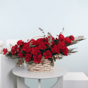 Luxurious Love - Flower in Basket delivery - Order Now at BTFI