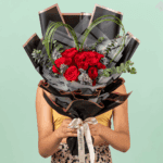 Valentine Day Roses Delivery - Only You: Stunning Black Tulip Flowers for Love and Romance