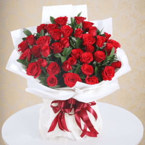 Valentine Premium red roses Bouquet: Order Now