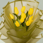 Golden Glow – 10 Stem Yellow Tulips (2)