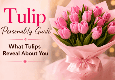 Tulip Personality Guide explaining personality traits associated with different tulip flowers and colors.